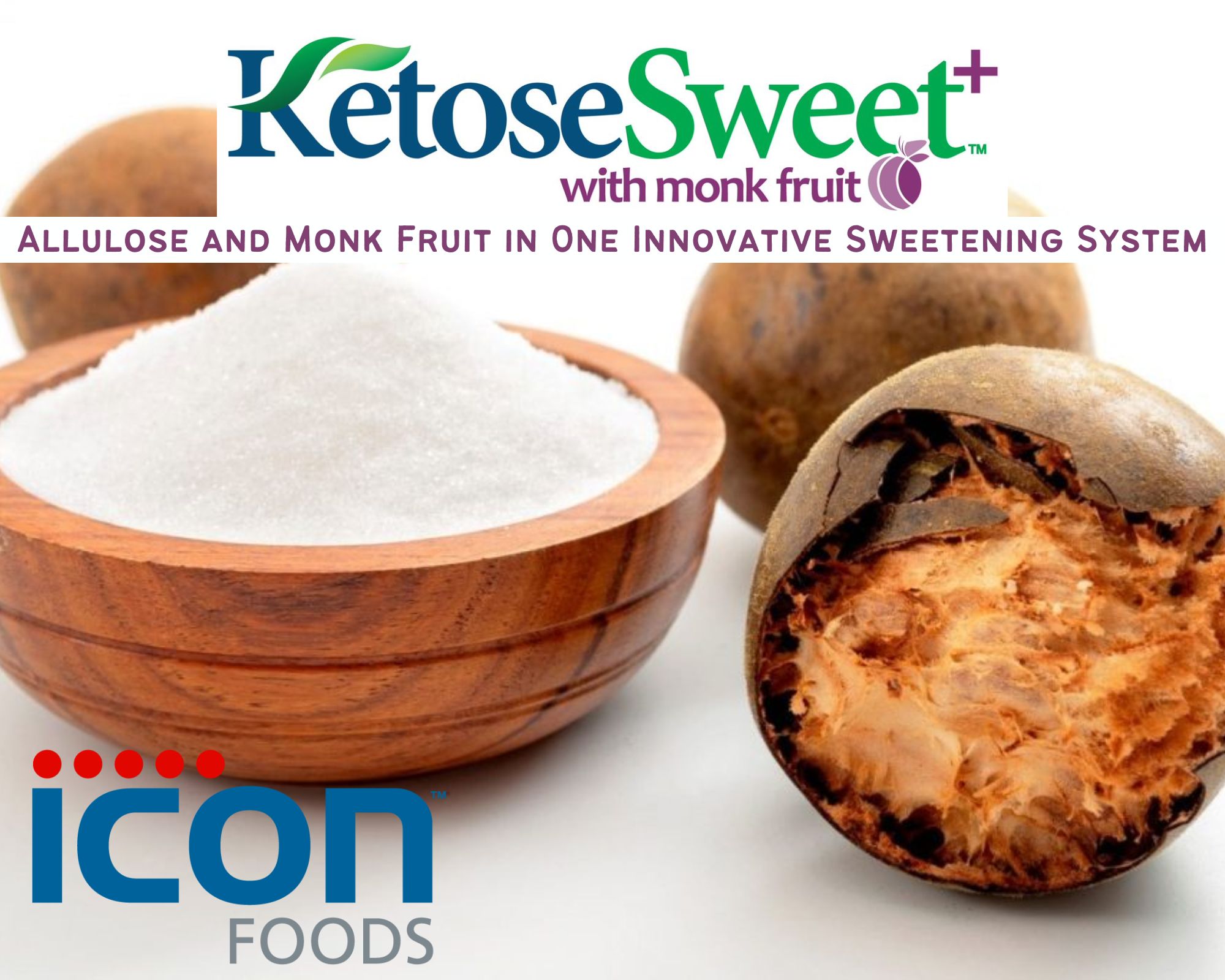 Icon Foods KetoseSweet with Monk Fruit