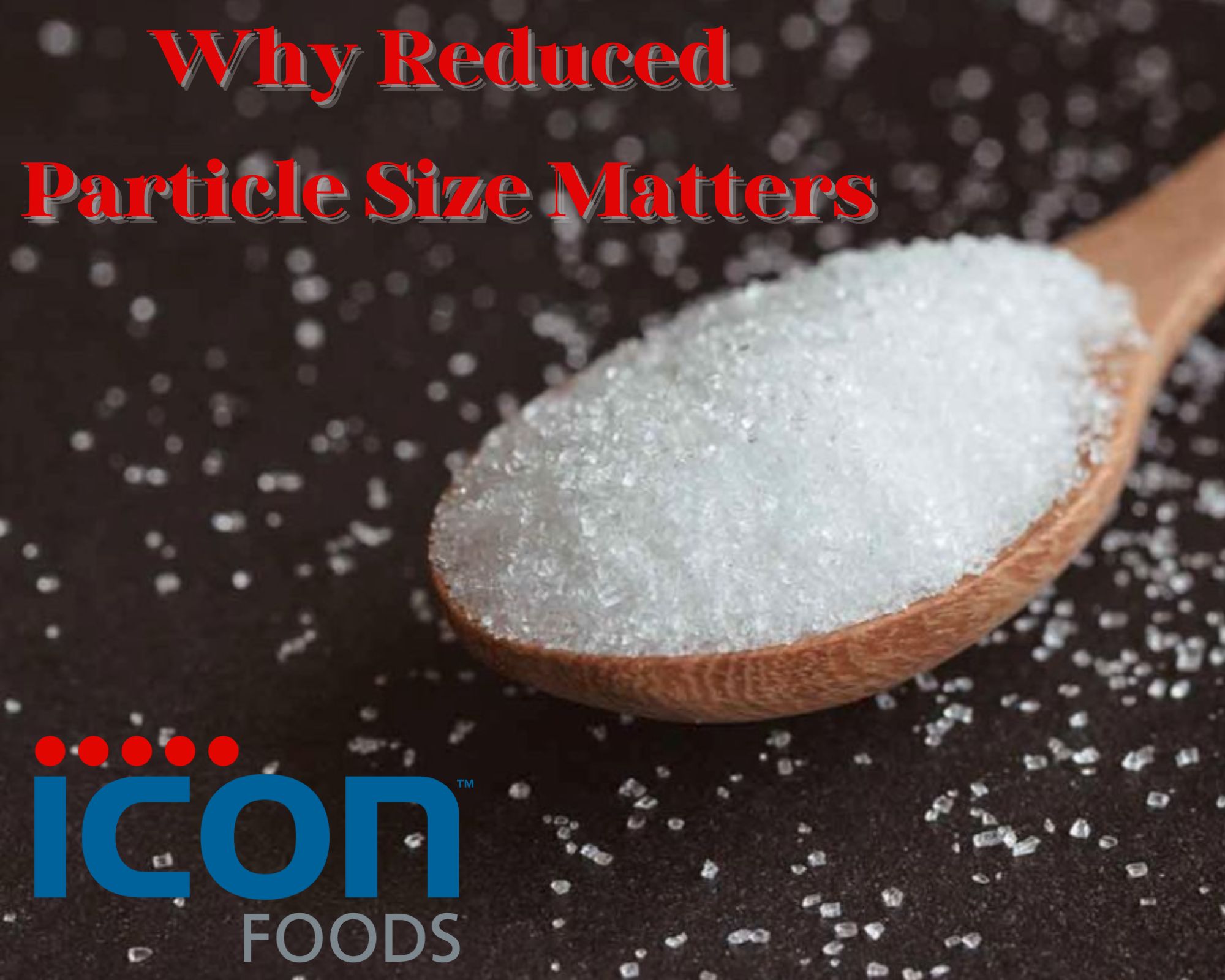 Icon Foods Offers Reduced Particle Sizes